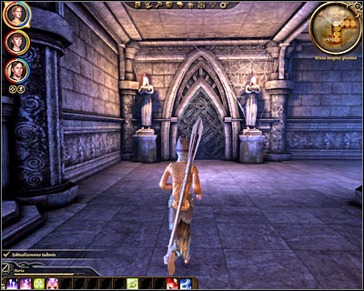 Once youre inside the basement (M14, 1) you can start moving forward right away - Dragon Age Origins: Ties of blood and magic - Origin story: Magi - The Circle Tower (Prologue) - Dragon Age: Origins Game Guide