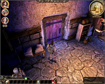 Choose the northern exit from the main hall (M15, 13) and once youre in a corridor start heading towards [Cousland Castle - Kitchen] (M15, 3) - Dragon Age Origins: Howes betrayal - Origin story: Human noble - Castle Cousland (Prologue) - Dragon Age: Origins Game Guide