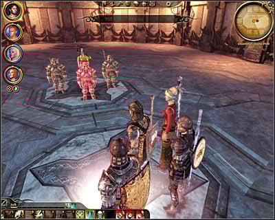 - You can talk to a Proving Armsman found in [Orzammar - Proving grounds] (M51, 1) and agree to take part in a series of team battles - Dragon Age Origins: Orzammar main map - World Atlas - Maps - Main areas - Dragon Age: Origins Game Guide