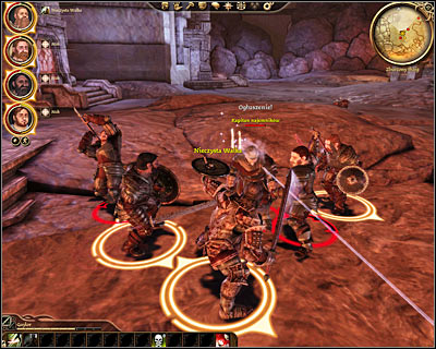 It shouldnt take long until you come across a passageway with a lot of dead bodies (M19, 4) - Dragon Age Origins: Noble journey - Origin story: Dwarf noble - Diamond quarter (Prologue) - Dragon Age: Origins Game Guide