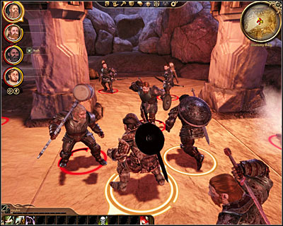 Once the battle has started you should use the same tactics as before and focus primarily on defeating enemy archers - Dragon Age Origins: Noble journey - Origin story: Dwarf noble - Diamond quarter (Prologue) - Dragon Age: Origins Game Guide
