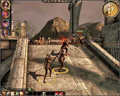 In order to leave [Lothering] youll have to travel north-west (M25, 13) - Dragon Age Origins: Lothering and the Imperial Highway - Main quests - Dragon Age: Origins Game Guide