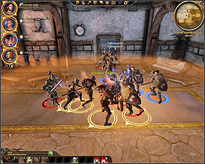 If you decide to kill Connor without giving the boy a chance to survive proceed to the western room where youll have to defeat a large group of animated knights - Dragon Age Origins: Arl of Redcliffe - Main quests - Dragon Age: Origins Game Guide