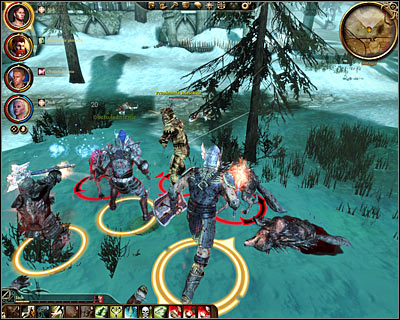 You must now travel south-west, passing by mabari pens along the way (M1, 8) - Walkthrough - Return to Ostagar - Dragon Age: Origins - Return to Ostagar - Game Guide and Walkthrough