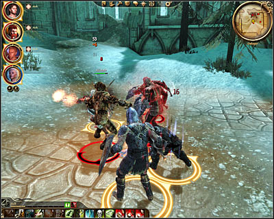 You may now proceed north until you get to the stairs leading to the area surrounding the tower of Ishal (M1, 17) - Walkthrough - Return to Ostagar - Dragon Age: Origins - Return to Ostagar - Game Guide and Walkthrough