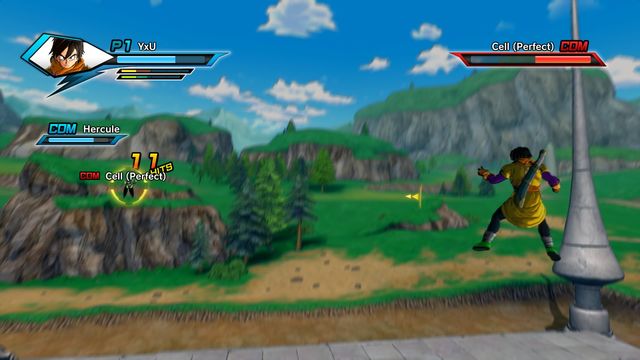 Keep an eye on Cell so he doesnt get Hercule - Time Patrol - Cell Saga - Campaign - Time Patrol (TP) - Dragon Ball: Xenoverse - Game Guide and Walkthrough