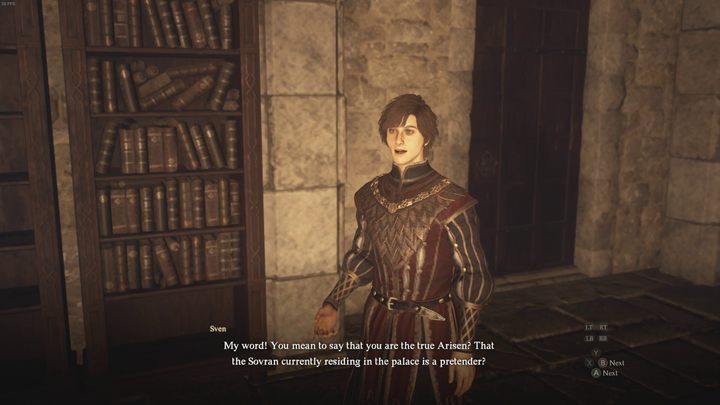 Inside, you'll find what you came for - a fragment of the queen's letter lying on the desk - Dragons Dogma 2: How to steal the queens letter? - Quests - Dragons Dogma 2 Guide
