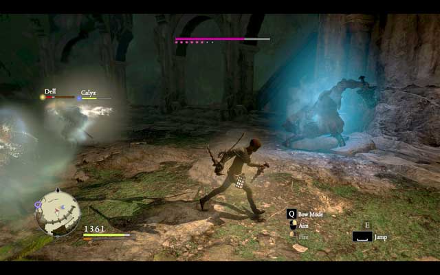 During the first phase you must destroy the physical armor of the demon - Sparyard of Scant Mercy - Walkthrough - Dragons Dogma - Game Guide and Walkthrough