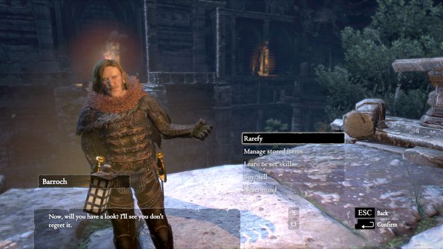 Barroch - a merchant who you can come across in the labyrinth - Duskmoon Tower - Walkthrough - Dragons Dogma - Game Guide and Walkthrough