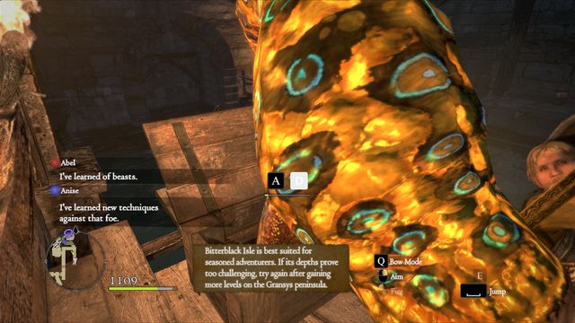 Watch out for the monster from the chest. You will often need to heal yourself and it will try to digest you - World of the Regret - Walkthrough - Dragons Dogma - Game Guide and Walkthrough