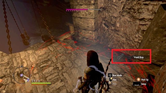 At the top of the stairs you will find Void Key that unlocks your way in Duskmoon Tower - World of the Regret - Walkthrough - Dragons Dogma - Game Guide and Walkthrough