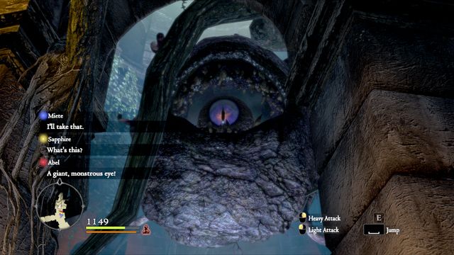 Gazer - the first of the larger bosses - Shrine of Futile Truth - Walkthrough - Dragons Dogma - Game Guide and Walkthrough