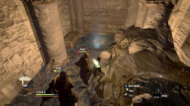 In a small gap you will find a body that contains another Void Key - The Pilgrims Gauntlet - Walkthrough - Dragons Dogma - Game Guide and Walkthrough