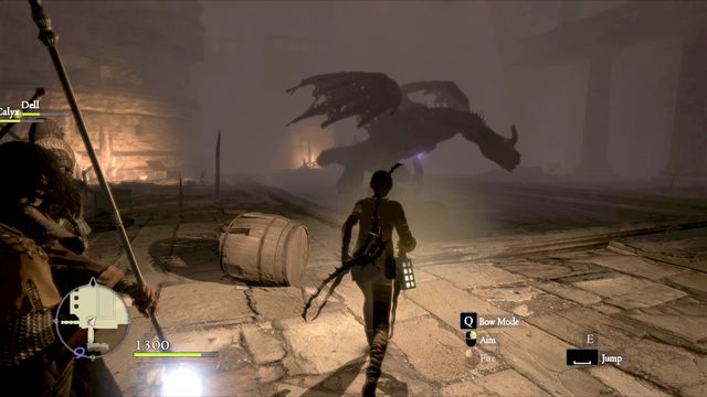 Cursed Dragon is one of the strongest bosses at this stage - The Pilgrims Gauntlet - Walkthrough - Dragons Dogma - Game Guide and Walkthrough