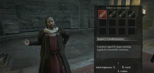 Having collected the evidence, hand them to Aldous - Trials and Tribulations - Act III - Dragons Dogma - Game Guide and Walkthrough