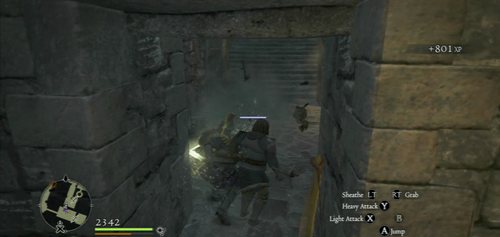 If you rescue the soldiers, they'll help not only with the fighting, but with navigation as well - Deny Salvation - Act VI - Dragons Dogma - Game Guide and Walkthrough