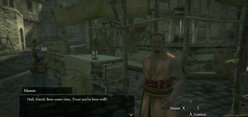 Meet with Mason at the market - Chasing Shadows - Act I - Dragons Dogma - Game Guide and Walkthrough