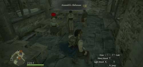 In the quest, you need to talk to three people - Jasper, Sara and their son, Pip - Land of Opportunity - Act I - Dragons Dogma - Game Guide and Walkthrough