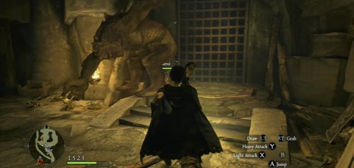 Strategy: Fighting the Ogre can cause a lot of problems to an unexperienced party, as the beast has powerful attacks and moves very quickly - Ogre - Bestiary - Dragons Dogma - Game Guide and Walkthrough