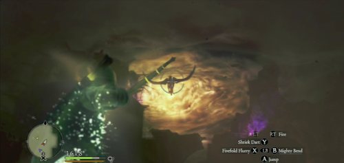 When you reach the arena, wait a few minutes for the dragon to appear - Ur-Dragon - Bestiary - Dragons Dogma - Game Guide and Walkthrough