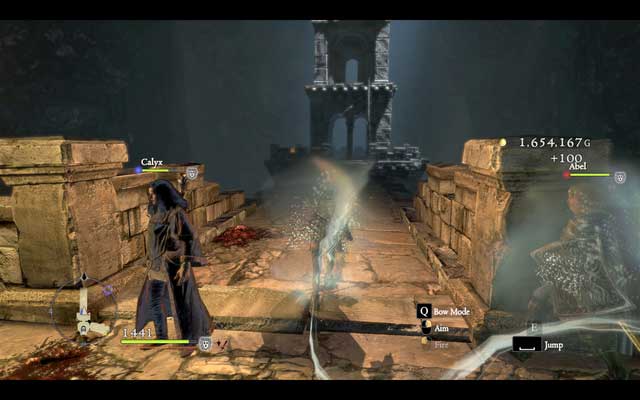 The bridge will lead to the tower - before you use it, access the door in front of the bridge - Corridor of Emptiness - Walkthrough - Dragons Dogma - Game Guide and Walkthrough