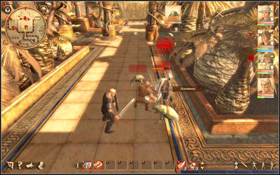 Notice: At this point Phileasson joins you - but youre not able to issue his commands - 3. Heal the Nurti chapel - Main quests - Drakensang: Phileassons Secret - Game Guide and Walkthrough