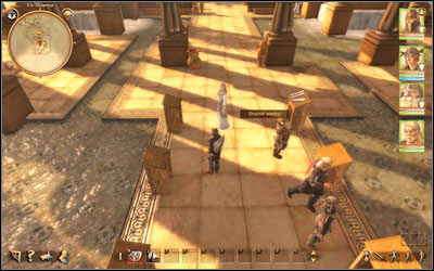 Once again, go to the Palace Guard (M4, 4) and show him acquired stamp - the doors will open to you - 3. Heal the Nurti chapel - Main quests - Drakensang: Phileassons Secret - Game Guide and Walkthrough