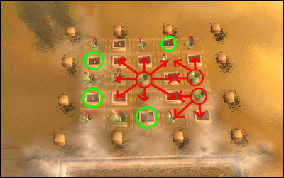 As the instructions received from the Orima priestess was not really bright and clear, read the Sacred flowerbed (M4, 14) contains more guidance planting seeds - 3. Heal the Nurti chapel - Main quests - Drakensang: Phileassons Secret - Game Guide and Walkthrough