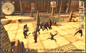 After conversation with the princess, dont waste the time and run into the courtyard - 4. Interrupted conversation - Main quests - Drakensang: Phileassons Secret - Game Guide and Walkthrough