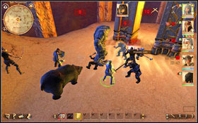 After breaking the last seal the Shadow of Tarkatha will inform you that the Dragon Portal (M10, 21) has been opened and you can go through it - 7. Halls of Oblivion - Main quests - Drakensang: Phileassons Secret - Game Guide and Walkthrough