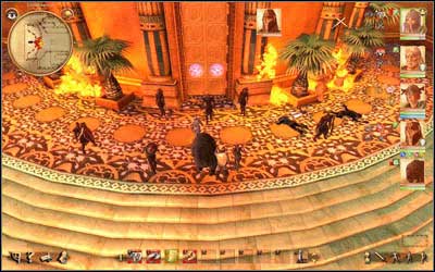 Return to the courtyard and go at the door to the Throne Hall (M9, 17) - 10. The Fall of Tie'Shianna - Main quests - Drakensang: Phileassons Secret - Game Guide and Walkthrough