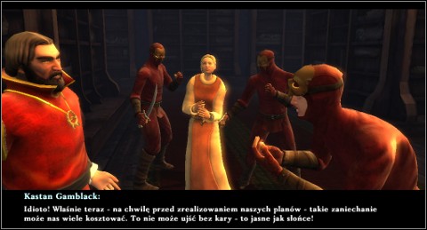 You will find yourself in the archives, and learn that the leaders of the cultists are Kastan Gamblack and his right hand man Ferio of Ferdok - Chapter 2 - Main quests - Chapter 2 - Drakensang: The Dark Eye - Game Guide and Walkthrough