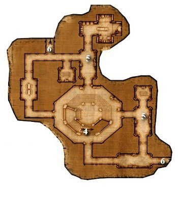 4 - Chapter 3 - Maps: M2.2 Temple of Hesinde - Chapter 3 - Drakensang: The Dark Eye - Game Guide and Walkthrough