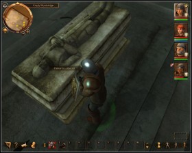 Youll have to press the bottommost button on this grave - Chapter 4 - Sidequests - Chapter 4 - Drakensang: The Dark Eye - Game Guide and Walkthrough
