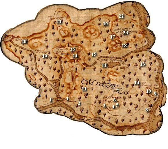 Exits - Chapter 5 - Maps: M7. Blood Mountains - Chapter 5 - Drakensang: The Dark Eye - Game Guide and Walkthrough