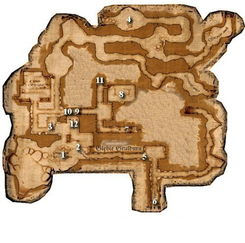 1 - Chapter 9 - Maps: M11 - Depths of Gruldur - Chapter 9 - Drakensang: The Dark Eye - Game Guide and Walkthrough