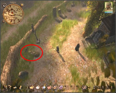 A grave to dig. - Nadoret - for Mages | Main quests - Main quests - Drakensang: The River of Time Game Guide
