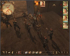 Force open the door to the large hall (M10, 2) and deal with a big group of customs officers (M10, - Customs Stronghold - p. 2 | Main quests - Main quests - Drakensang: The River of Time Game Guide