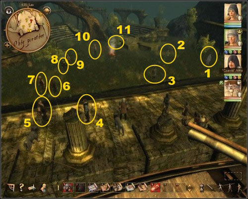 The pirates camp view. - Elven Forest - p. 1 | Main quests - Main quests - Drakensang: The River of Time Game Guide
