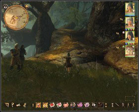 The tree can be found west of the camp - Elven Forest - p. 2 | Main quests - Main quests - Drakensang: The River of Time Game Guide