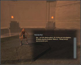 To get to the next petrified dwarf, you have to go down to the lower level (M17, 3) - Hammerberg - p. 1 | Main quests - Main quests - Drakensang: The River of Time Game Guide