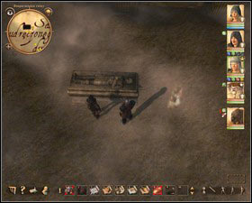 The last item - Flame-bladed sword of Lion Rondra is located below the head in bosparian ruins - Elven Forest | Side quests - Side quests - Drakensang: The River of Time Game Guide