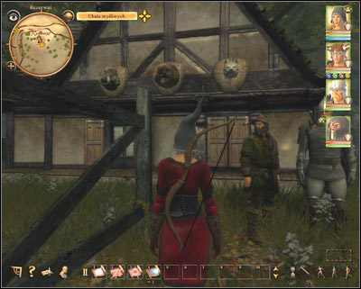 All trophies you won hang on the wall in the hut. - The Reservation | Side quests - Side quests - Drakensang: The River of Time Game Guide