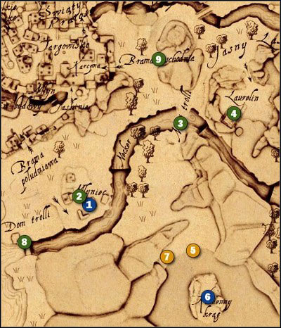 1 - M5 Nadoret - south - Maps - Drakensang: The River of Time Game Guide
