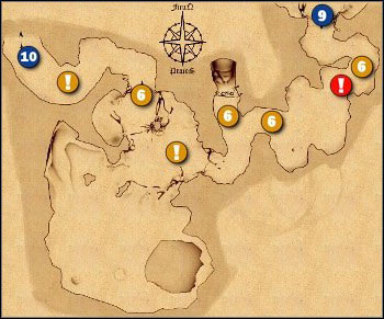 9 - M23 Temple of Effered - Maps - Drakensang: The River of Time Game Guide