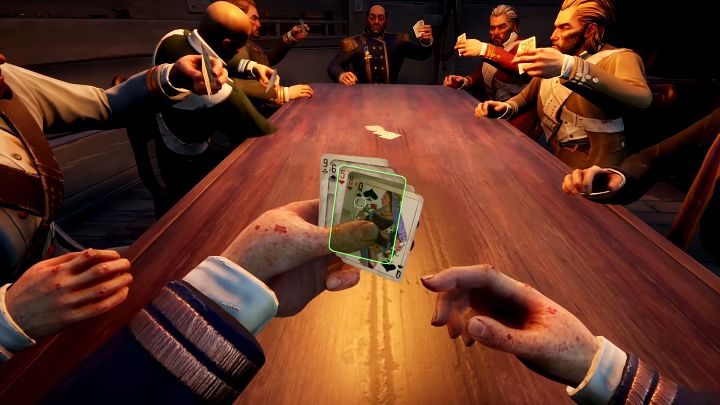 At the beginning each Player receives 5 cards and can decide which cards they want to exchange (scroll between the cards with the mouse wheel) - there's about 30 seconds to do it - Dread Hunger: Poker - game rules - Basics - Dread Hunger Guide