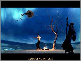 Brianll find on a glacier, where hell meet strange man - Dreamfall: Chapter 0 - Tainted - Dreamfall: Game Guide - Dreamfall: The Longest Journey Game Guide