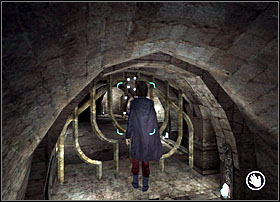 Aprilll come back (straight, on the left, right and again left) - Dreamfall: Chapter 5 - Alchera - Dreamfall: Game Guide - Dreamfall: The Longest Journey Game Guide