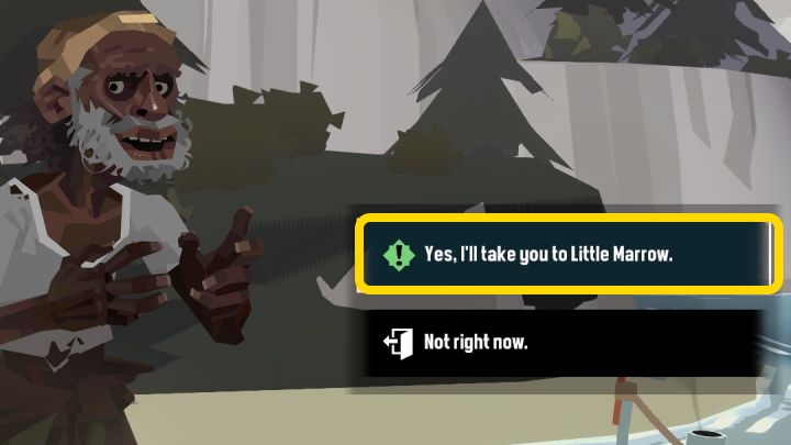 Talk to the Castaway, who will appear immediately after interacting with the object - Dredge: Castaway - Pursuits - Dredge Guide