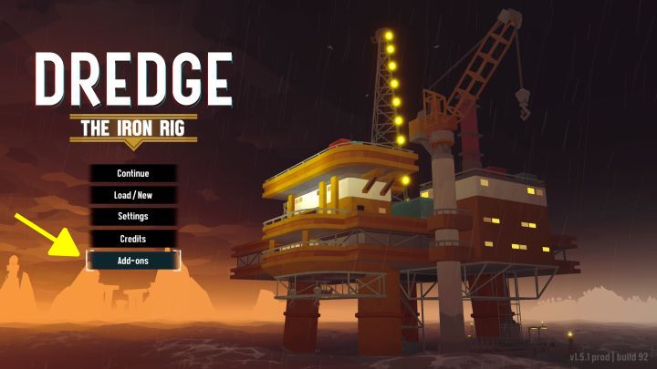 1 - Dredge The Iron Rig: How to start the DLC and where is the drilling rig? - The Iron Rig DLC - Dredge Guide